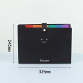 Teczka na dokumenty A4 aktówka zamykana plastikowa do przechowywania harmonijkowa