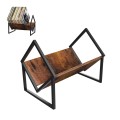 Stojak na płyty winylowe  designerski regał loft na winyle książki albumy
