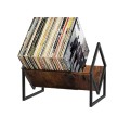 Stojak na płyty winylowe  designerski regał loft na winyle książki albumy