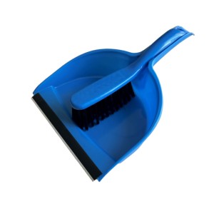 Zmiotka + szufelka niebieska zestaw do sprzątania