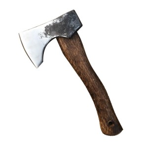 Toporek turystyczny surwiwalowy siekiera z drewnianym trzonem nr 34