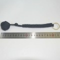 Brelok z kulką stalową w oplocie z linki paracord