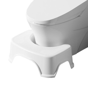 Podnóżek do toalety schodek łazienkowy WC stopień stołek biały v2