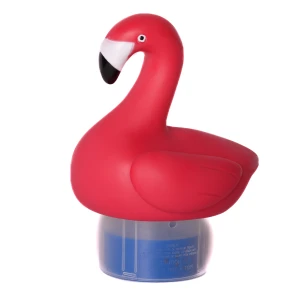 Dozownik chemii pływak do basenu na tabletki chloru pływający Flaming