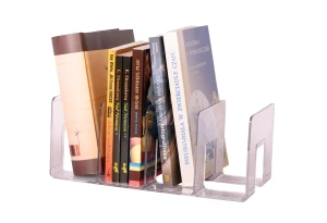 Podpórka do książek na biurko przezroczysta przegródki na książki v2