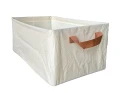 Organizer do szafy garderoby na ubrania bieliznę 47x28x20cm beżowy