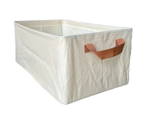 Organizer do szafy garderoby na ubrania bieliznę 47x28x20cm beżowy