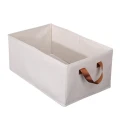 Organizer do szafy garderoby na ubrania bieliznę 47x28x20cm beżowy