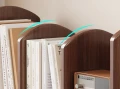 Półka na książki nadstawka na biurko podpórka do książek 50cm brąz