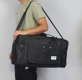Duża torba podróżna transportowa czarna 70x29x32 cm na ramię