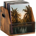Stojak pojemnik na płyty winylowe LP książki organizer 37,5 × 29 × 29,5 cm