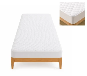 Osłona materaca pokrowiec na materac 90x200cm bawełniany gruby pikowany