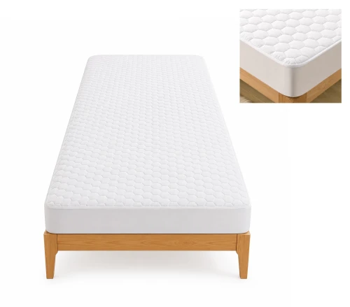 Osłona materaca pokrowiec na materac 90x200cm bawełniany gruby pikowany