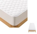 Osłona materaca pokrowiec na materac 90x200cm bawełniany gruby pikowany