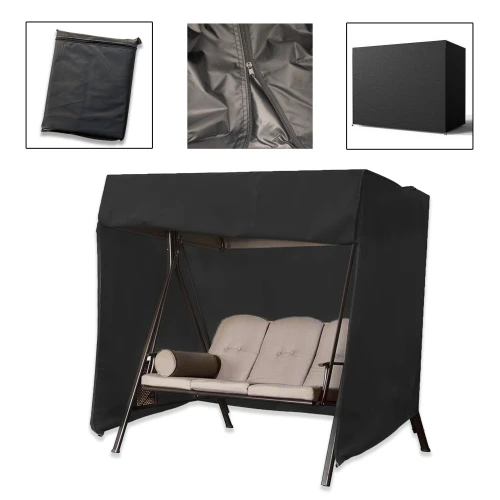 Pokrowiec na huśtawkę ogrodowa tarasowa 220x125x170cm Oxford 420D