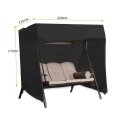 Pokrowiec na huśtawkę ogrodowa tarasowa 220x125x170cm Oxford 420D