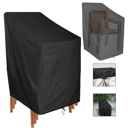 Pokrowiec na krzesła ogrodowe meble tarasowe Oxford 420D 65x65x120/80cm