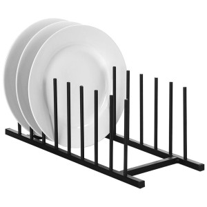 Organizer stojak na talerze pokrywki metalowy loft