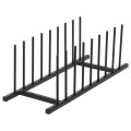 Organizer stojak na talerze pokrywki metalowy loft