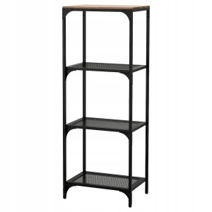 IKEA FJALLBO Regał 51x136 SZAFKA drewno rustykalny