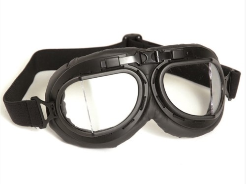 Gogle okulary lotnicze MIL-TEC czarne