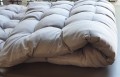 Łóżko polowe składane z lekkim materacem