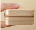Pudełko kuferek etui na biżuterię szkatułka różowa