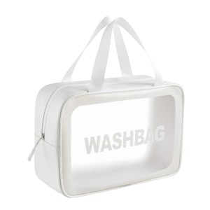 Kosmetyczka przezroczysta WASHBAG biała