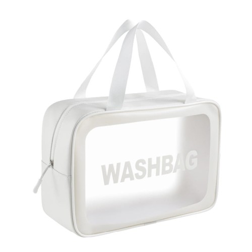 Kosmetyczka przezroczysta WASHBAG biała