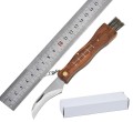 Nóż na grzyby składany z miotełką 17cm