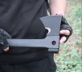 Toporek survivalowy siekiera nóż krzesiwo gwizdek 5w1