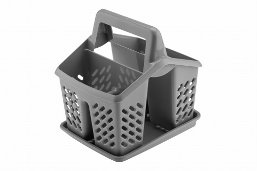 Ociekacz na sztućce plastikowy szary Galicja
