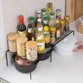 Metalowa półka kuchenna regulowana długość biała
