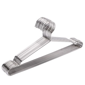Wieszak metalowy na ubrania zestaw 10szt grubość 3,2mm