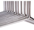 Wieszak metalowy na ubrania zestaw 10szt grubość 3,2mm