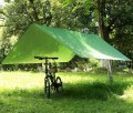 Płachta biwakowa TARP 3x3m zielony
