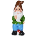 Krasnal OGRODOWY kolorowy ozdoba do ogrodu ogródka figurka ogrodowa 30 cm