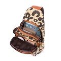Plecak Miejski Damski na Jedno Ramię Crossbody Panterka Cętki