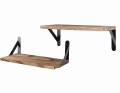 Półka drewniana ścienna na książki dekoracje 42cm