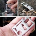 Karta survivalowa przetrwania multitool kieszonkowy