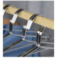 Wieszak metalowy na ubrania 45cm gruby mocny zestaw 5szt 0,8cm złote