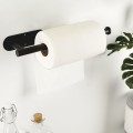 Wieszak uchwyt na ręczniki kuchenne papierowe metalowy czarny