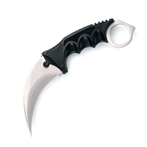 NÓŻ KARAMBIT pazur czarny z etui i sznurkiem