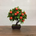 Sztuczne drzewko mandarynkowe bonsai dekoracja roślinna