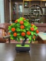 Sztuczne drzewko mandarynkowe bonsai dekoracja roślinna