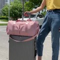 Torba sportowa treningowa z paskiem i komorą na buty 25L szara