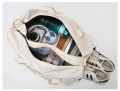 Torba sportowa treningowa z paskiem i komorą na buty 25L szara