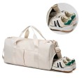 Torba sportowa treningowa z paskiem i komorą na buty 25L szara