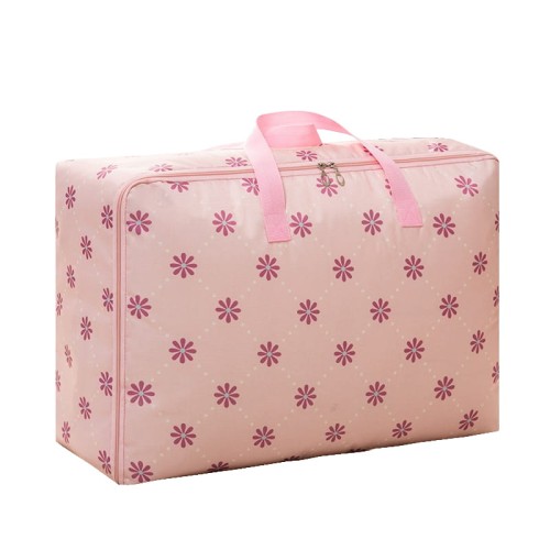 Torba na pościel koce ubrania pokrowiec do przechowywania wzór kwiatki