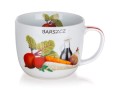 Kubek kuchenny duży do zupy 730ml wzór "BARSZCZ" Banquet